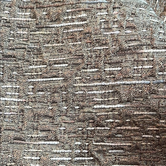 Michael Kors Shimmer Glam Metallic Brown Pencil Mini Skirt - size 8 - Picture 10 of 11